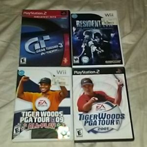 4 ps2 games